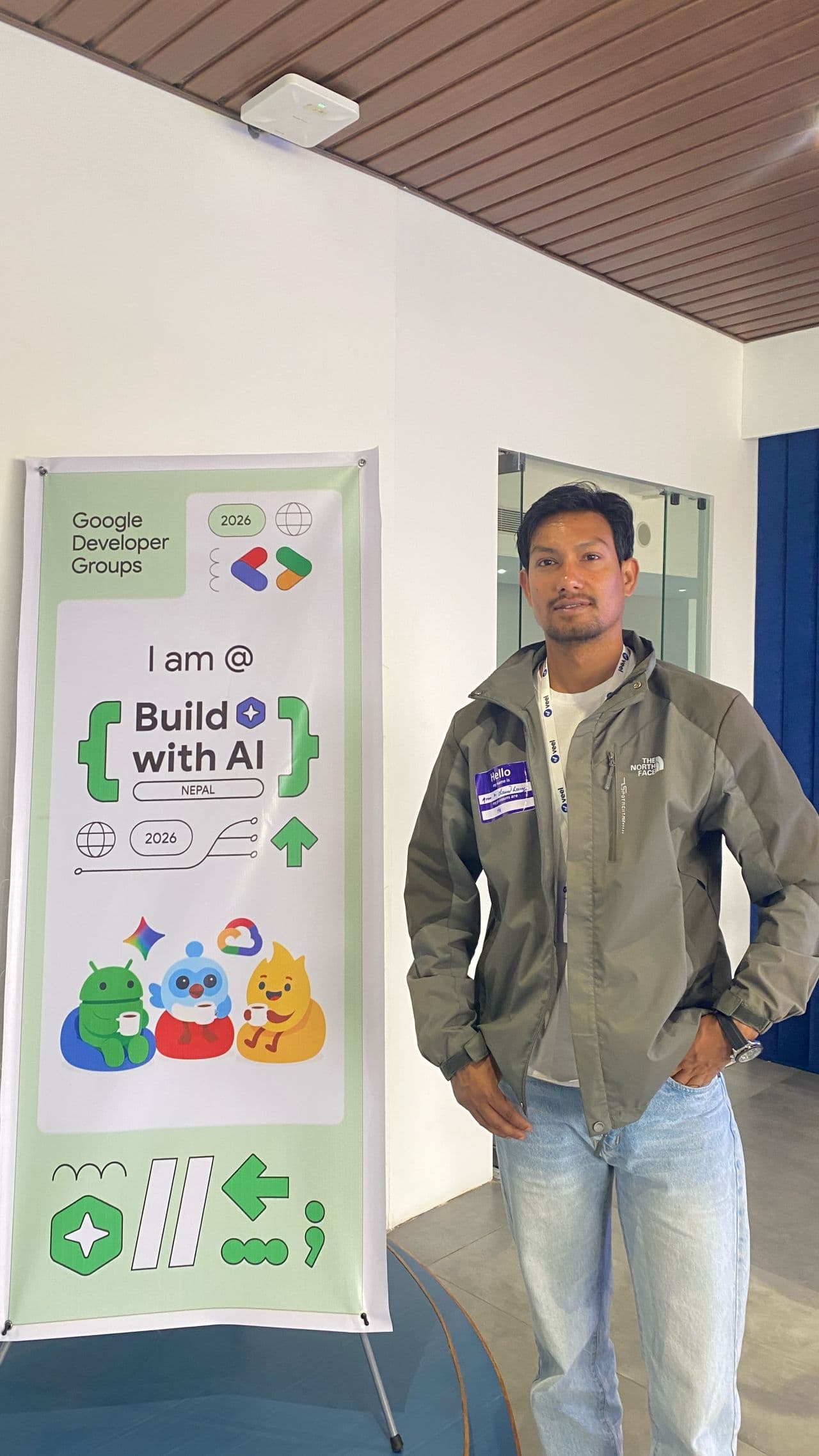 Digit Nepal Business Development Manager attending Google Developer Groups Program